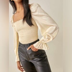 Reformation Chamomile Top XS